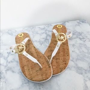Michael Kors- White sandals